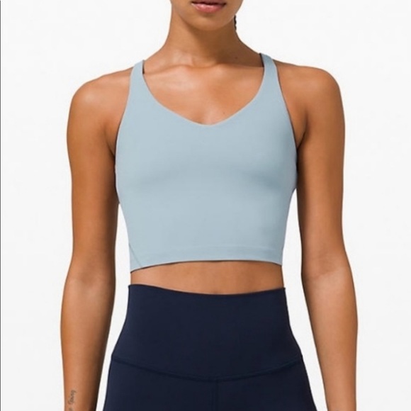 lululemon athletica Tops - Lululemon Align Chambray Crop size 8